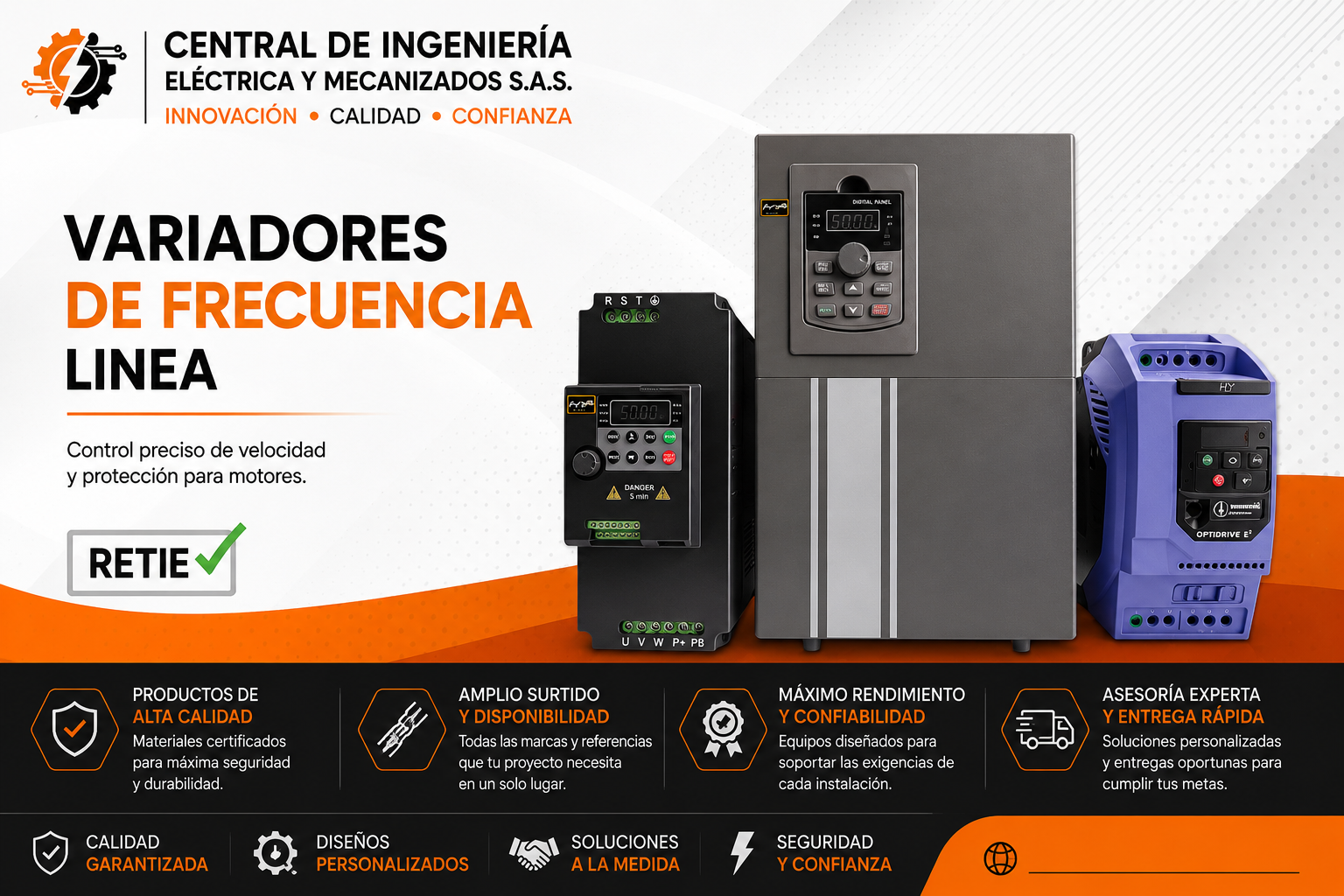 Pulsadores Industriales